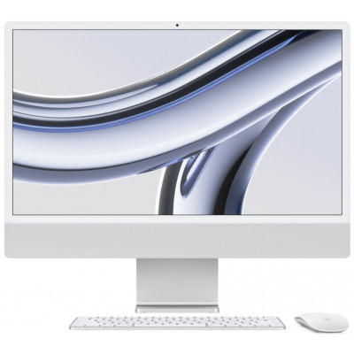 Моноблок iMac 24 M3 (Z19D0023E) 16/512 ГБ, серебристый