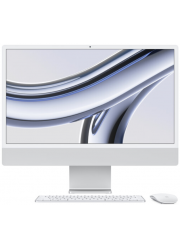 Apple iMac 24" Retina 4,5K (Z19E000Y4), M3 (8C CPU, 10C GPU), 16 ГБ, 512 ГБ SSD, серебристый